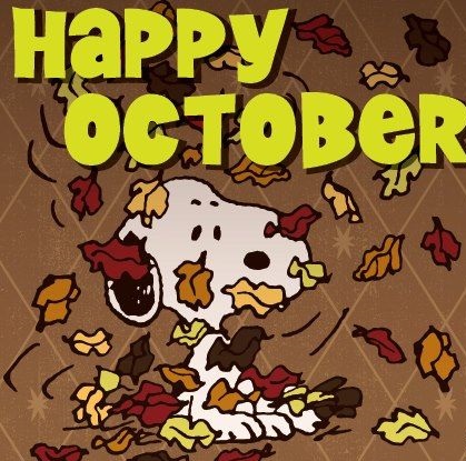 Snoppy wita październik